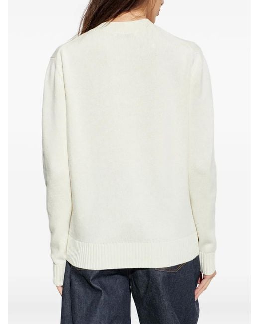 Givenchy White Pullover Mit Logo