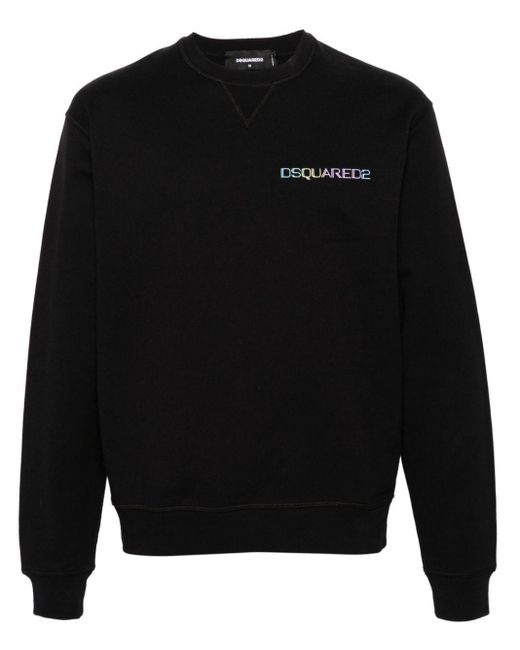 DSquared² Sweatshirt mit Logo-Print in Black für Herren