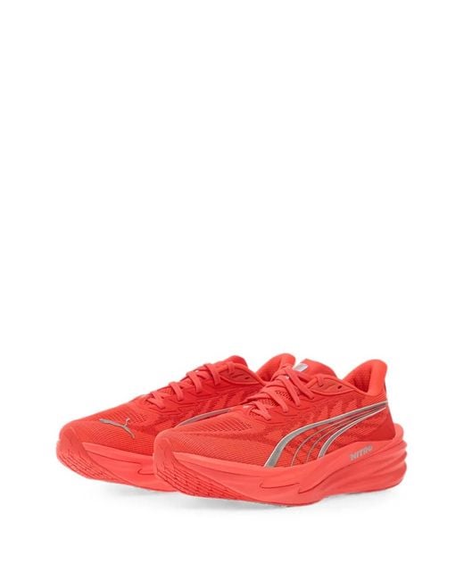 PUMA Red Deviate Nitr 4 Running Sneakers