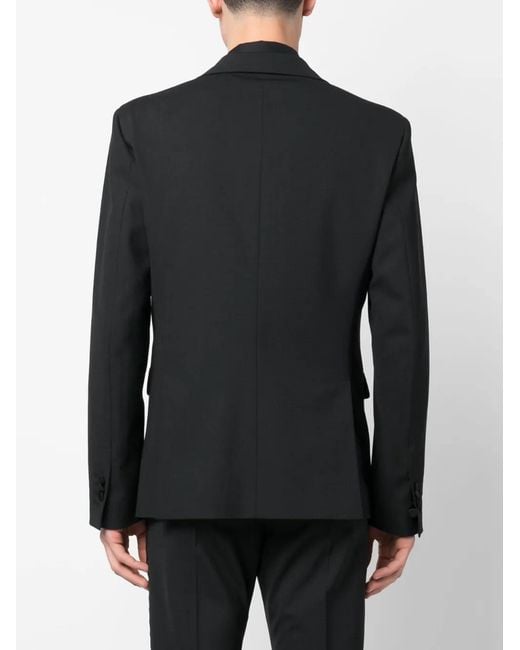 DSquared² Black Silk Panelling Dinner Jacket for men