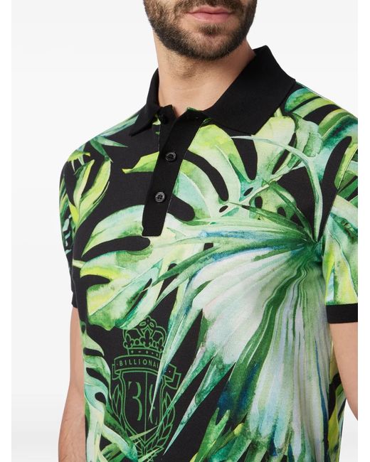 Billionaire Green Polo Palmas À Manches Courtes for men