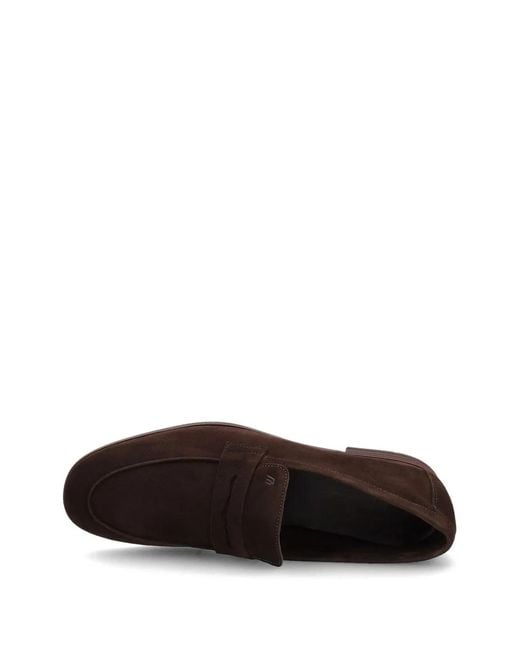 Frau White Deconstructed Suede Loafers for men