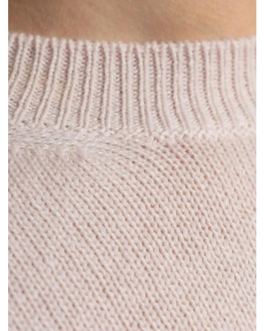 Jil Sander White Cashmere Sweater