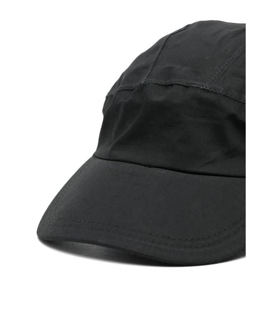 GR10K Black Drawstring-Detail Baseball Cap for men