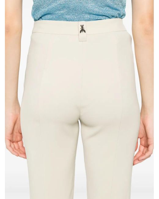 Patrizia Pepe Broek Met Fly-Patroon in het White