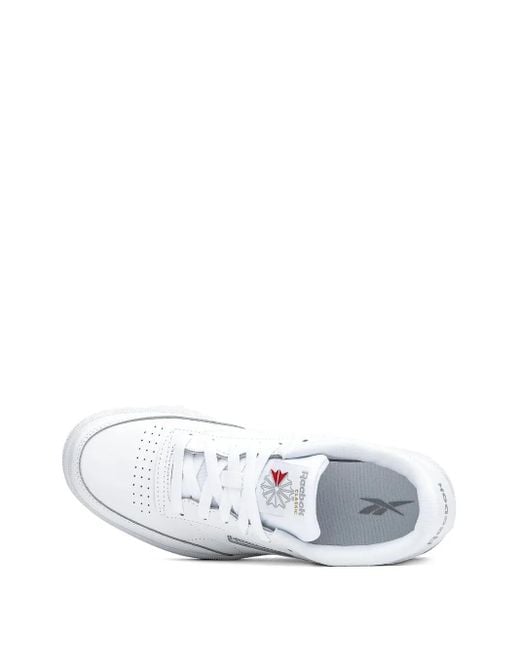 Reebok White Leather Sneakers