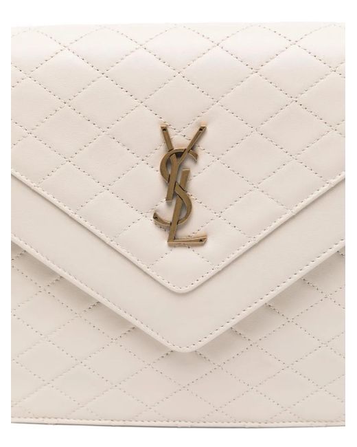 Saint Laurent Natural Mini Gaby Shoulder Bag