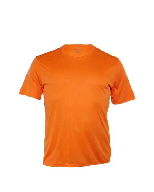Champion Orange Crewneck T-Shirt for men