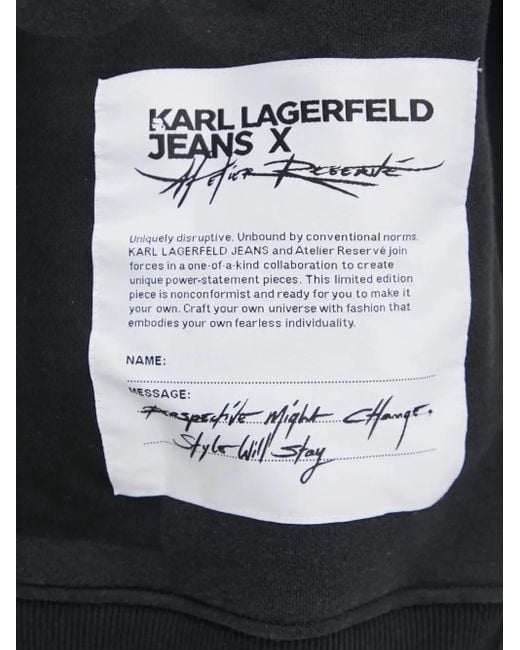 Karl Lagerfeld ロゴ パーカー Gray