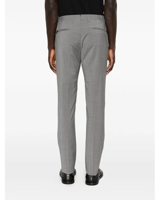 Corneliani Gray Tailored Trousers for men