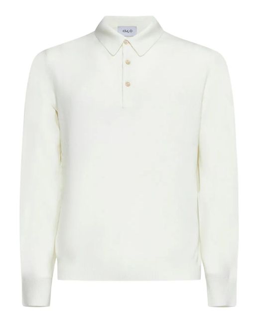 Polo Con Botones D4.0 de hombre de color White