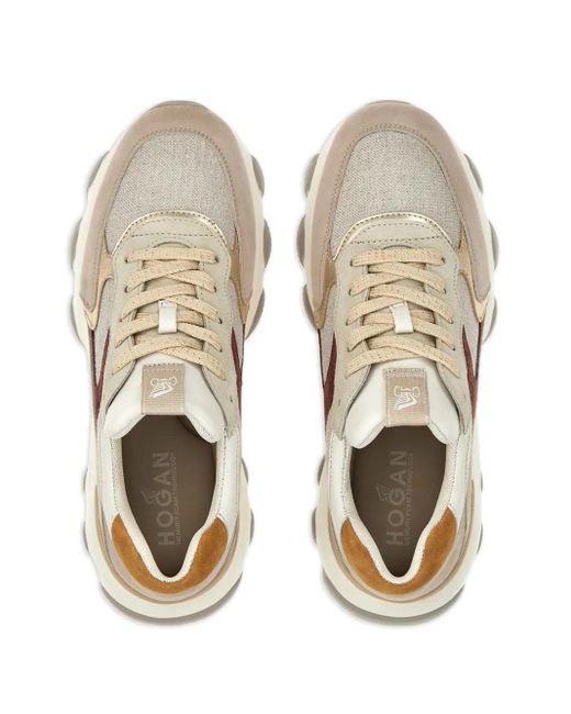 Hogan Natural Hyperactive Panelled Low-Top Sneakers