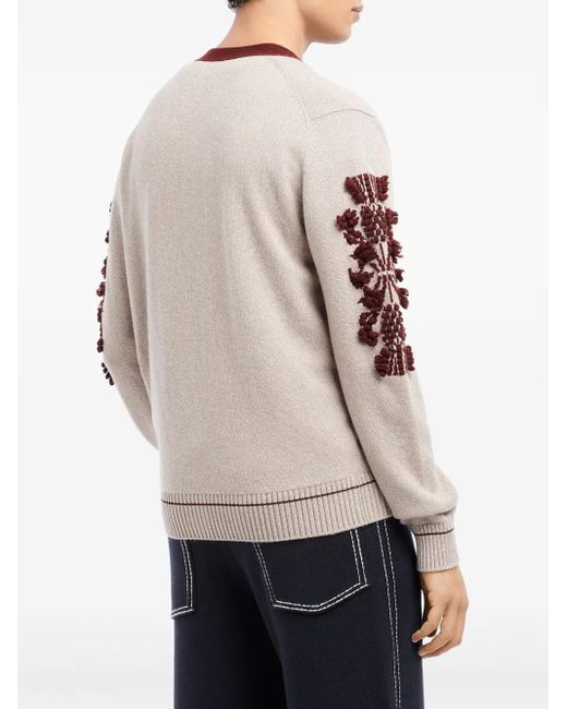 Barrie Natural 3D-Logo Cardigan for men