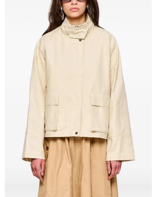 OOF WEAR Natural Cotton Single-Breasted Coat
