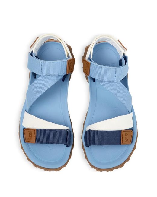 Camper Blue Casual Sandals With Sturdy Sole for men