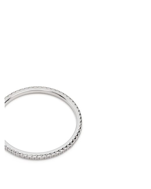 Le Gramme White 18Kt 1G Diamond Pavé Ring