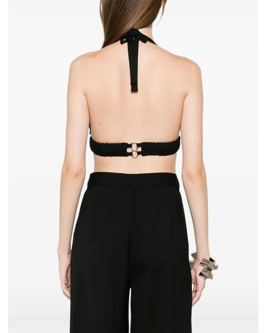 MEDEA Black Rings Bra Top