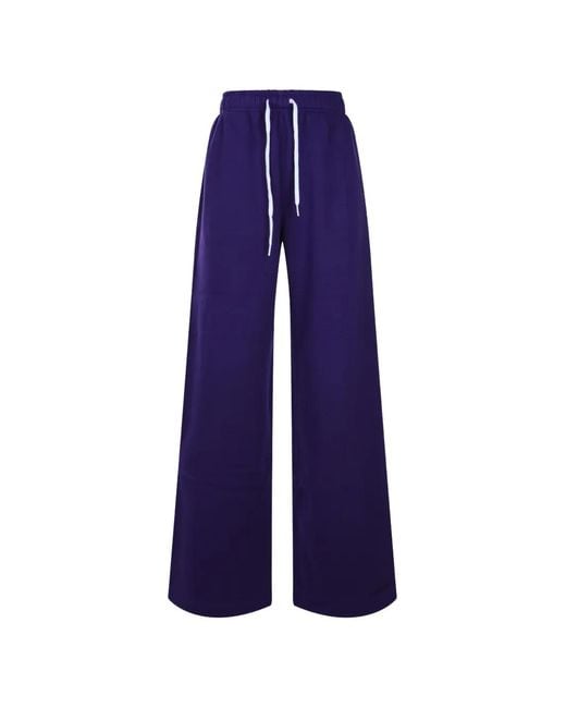 Polo Ralph Lauren Blue Drawstring-Waist Track Pants