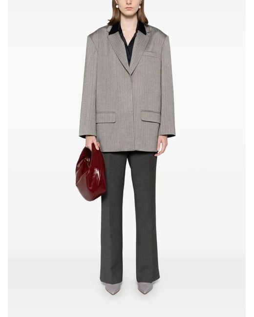 Remain Gray Herringbone Blazer
