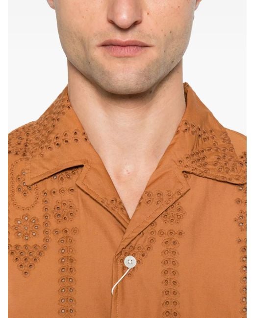 NN07 Orange Ben Shirt for men