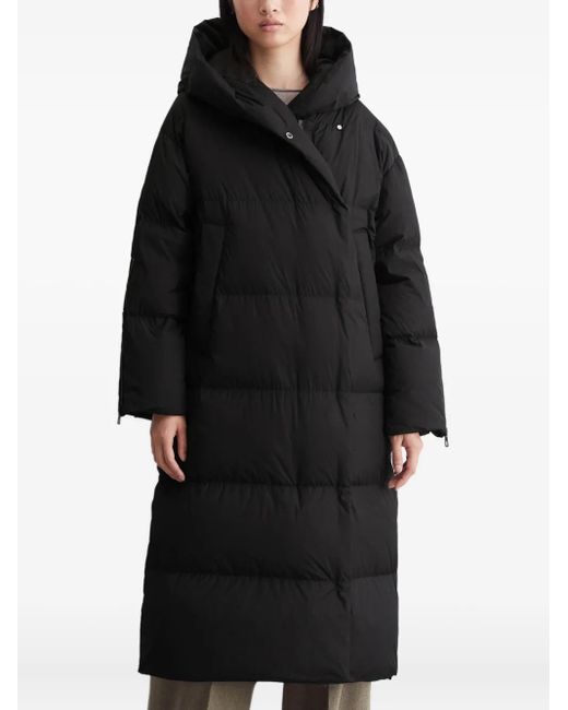 Marc O' Polo Black Hooded Puffer Coat