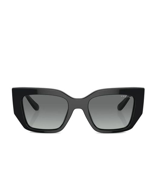 Vogue Eyewear Gray Square-Frame Sunglasses