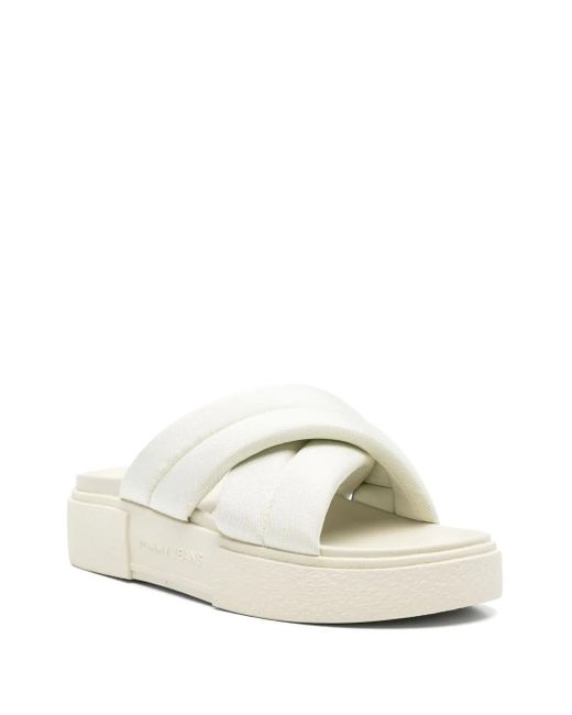 Tommy Hilfiger White 40Mm Platform Sandals