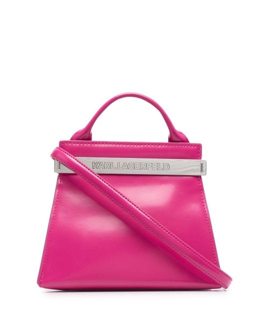 Karl Lagerfeld K/kross Archive Shopper in het Pink