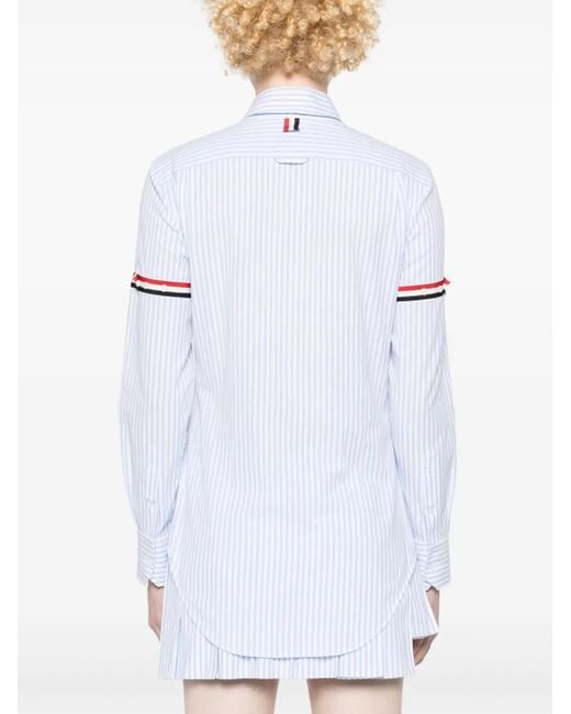 Thom Browne ストライプ シャツ White