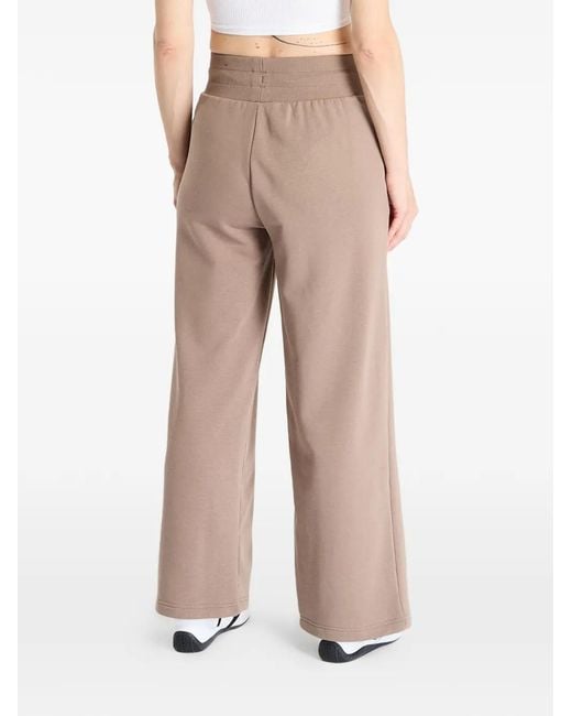 PUMA Pink Logo-Print Drawstring Track Pants