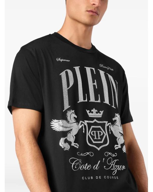 Philipp Plein Black Cote D'Azur T-Shirt for men