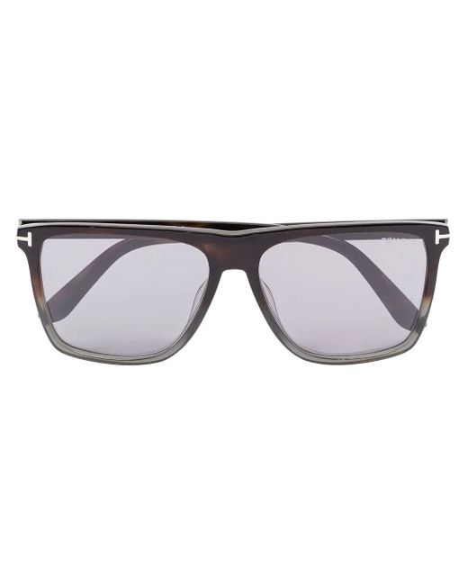 Tom Ford Gray Ft0832 Rectangular Sunglasses for men