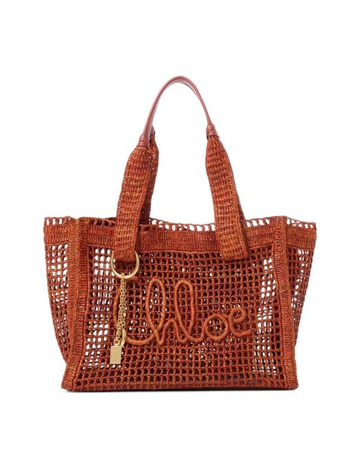 Borsa Shopping di Chloé in Red