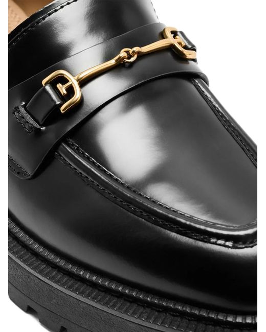 Sam Edelman Black Lea Platform Loafers
