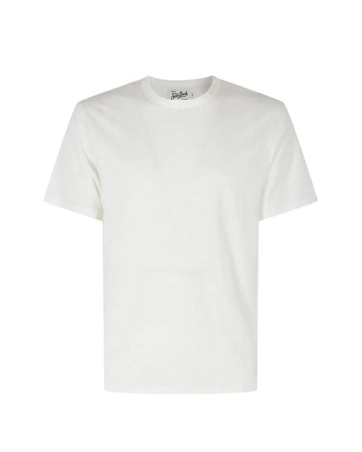 Mc2 Saint Barth White Ecstasea T-Shirt for men