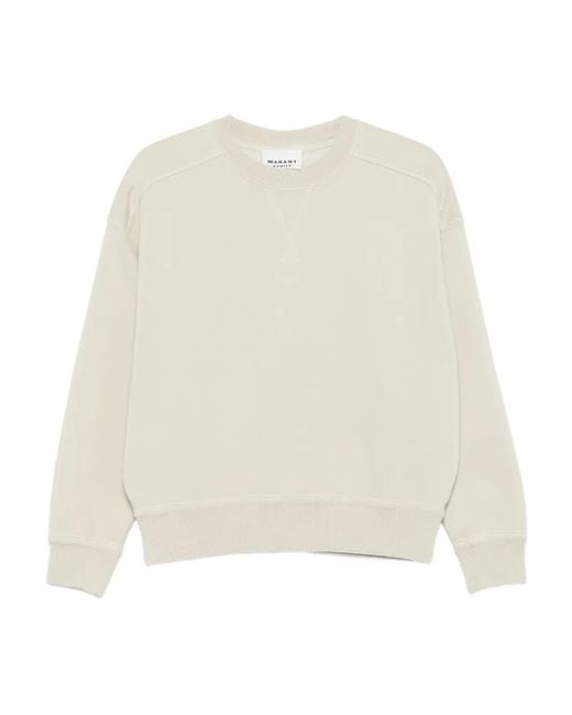 Isabel Marant White Sweatshirt mit Rundhalsausschnitt
