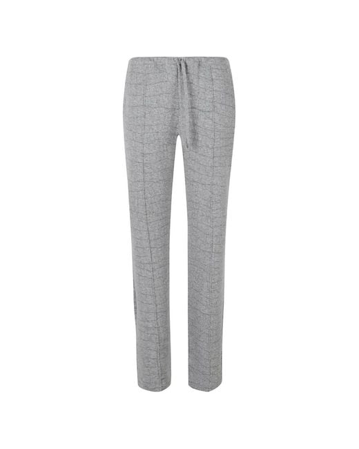 Tom Ford Gray Cashmere Cotton Croco Jacquard Jersey Joggers