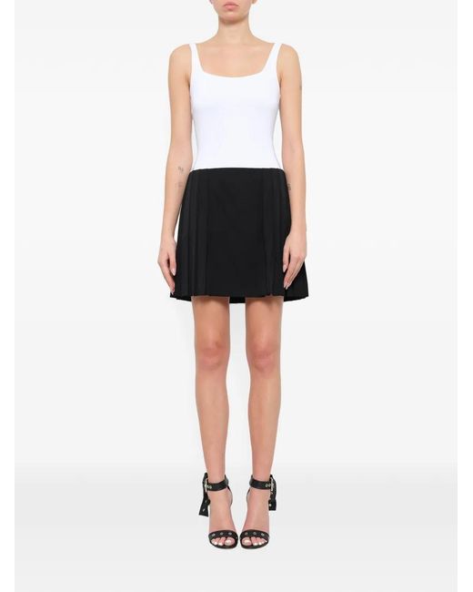 McQueen Black Pleated Skirt