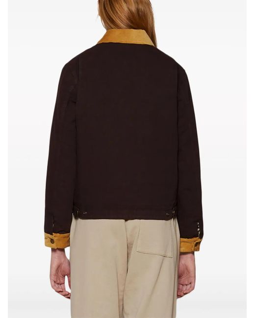 Sporty & Rich Black Srhwc Canvas Zipped Jacket