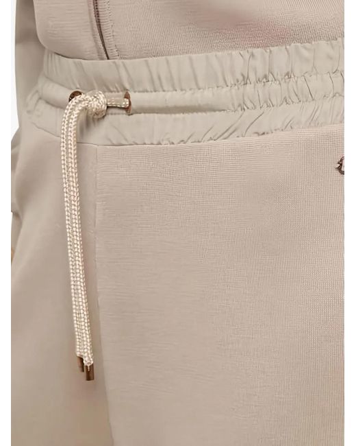 Agnona Natural Drawstring-Waist Trousers