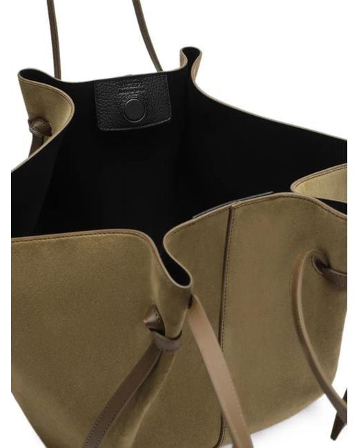 Yuzefi Natural Large Mochi Suede Shoulder Bag