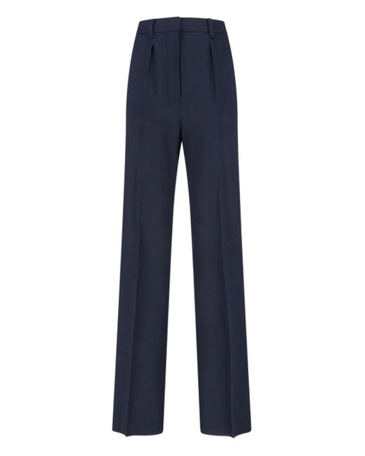 Max Mara ハイウエスト パンツ Blue