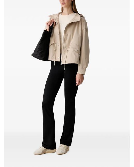 DKNY Natural Hooded Drawstring Jacket