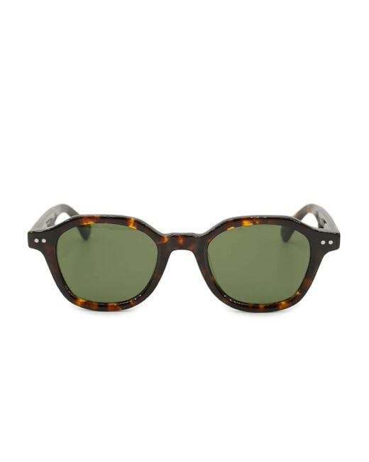 Occhiali Da Sole Geometrici di Peter & May Walk in Green