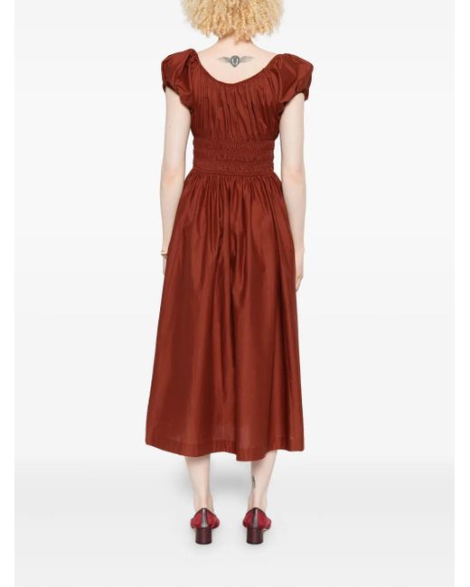 Doen Red Quinn Midikleid