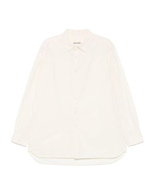 Camicia Raccourcie di Casey Casey in White da Uomo