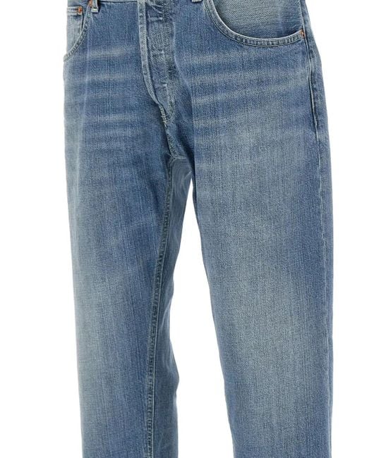 Jeans Dian Con Cinque Tasche di Dondup in Blue da Uomo