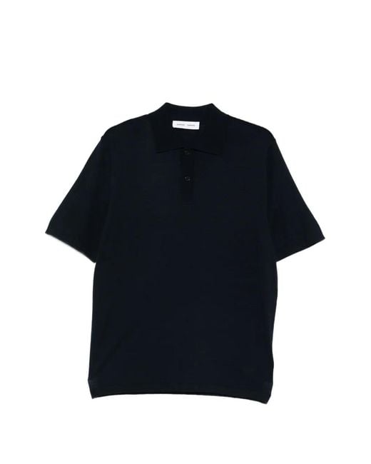 Samsøe & Samsøe Poloshirt Met Knopen in het Blue voor heren
