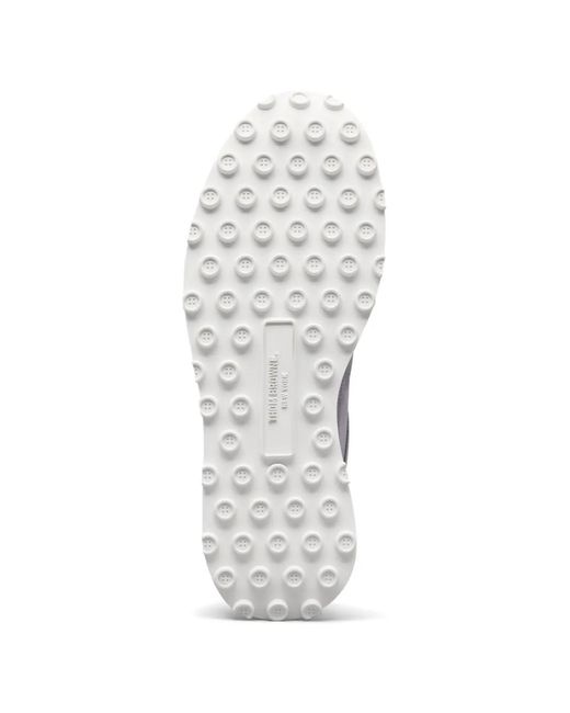 Thom Browne White Tech Runner Sneakers for men