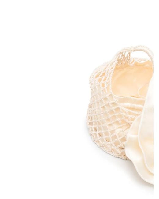 Magda Butrym White Small Devana Bucket Bag